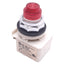 Used Square D 9001KM38LR Red Illuminated Push Button Switch, ø30mm, 120VAC/DC Lamp