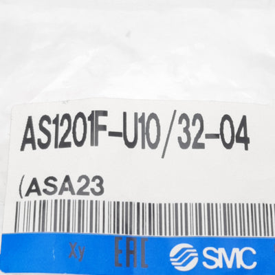 New Lot of 5 SMC AS1201F-U10/32-04 Elbow Fitting, ø4mm Tube x 10-32UNF Male, 1MPa