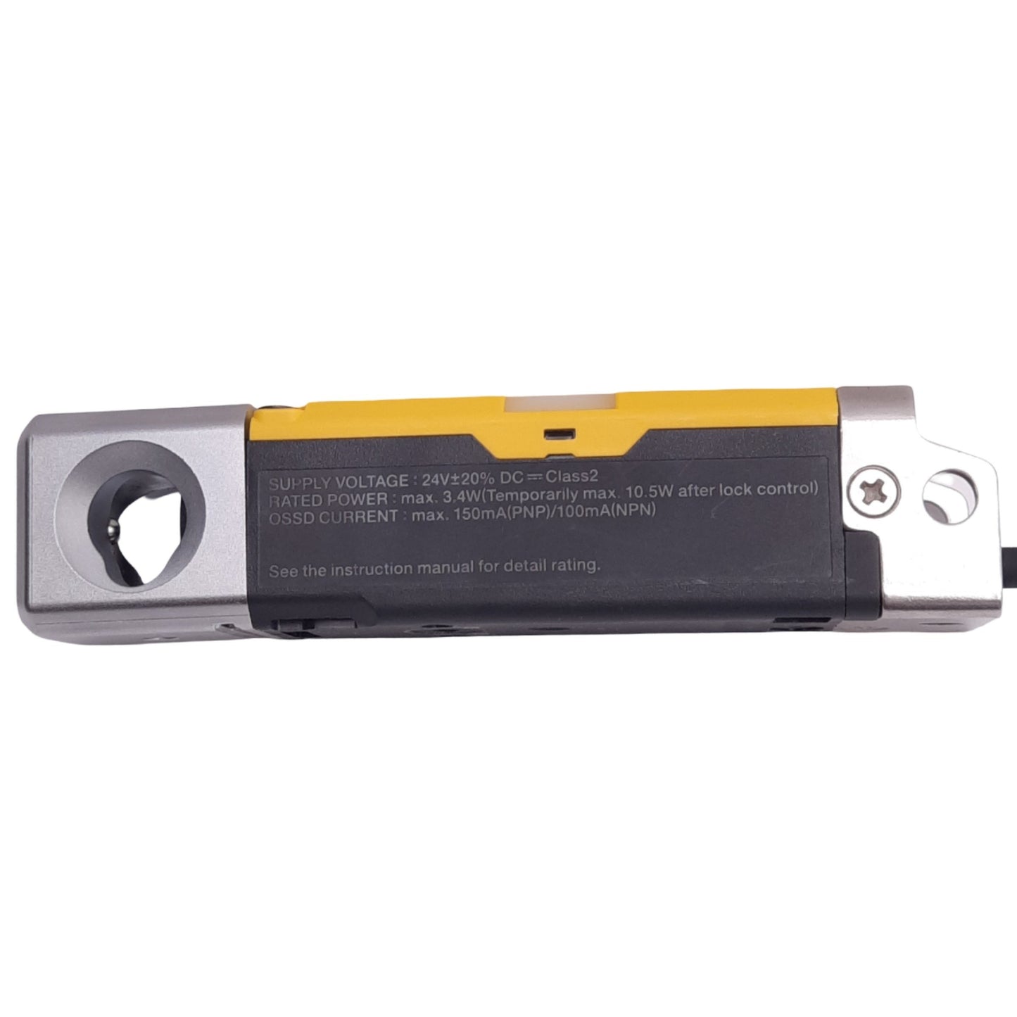 Used Keyence GS-71P5 Safety Interlock Switch, 150mA PNP Out, 2000N, 24VDC, 5m Cable