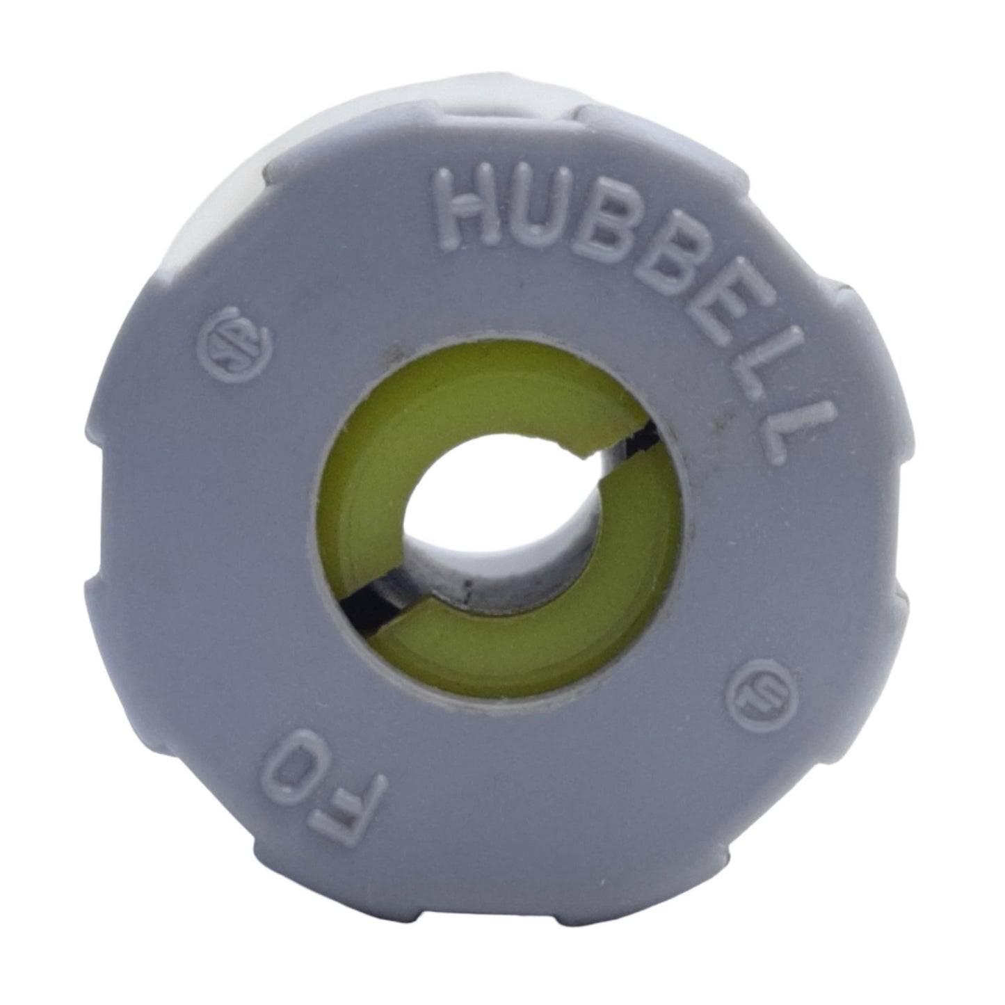 Used Lot of 8 Hubbell HJ1006GPK25 783585022987 Mini Nylon Cord Connector Hub 3/8" NPT