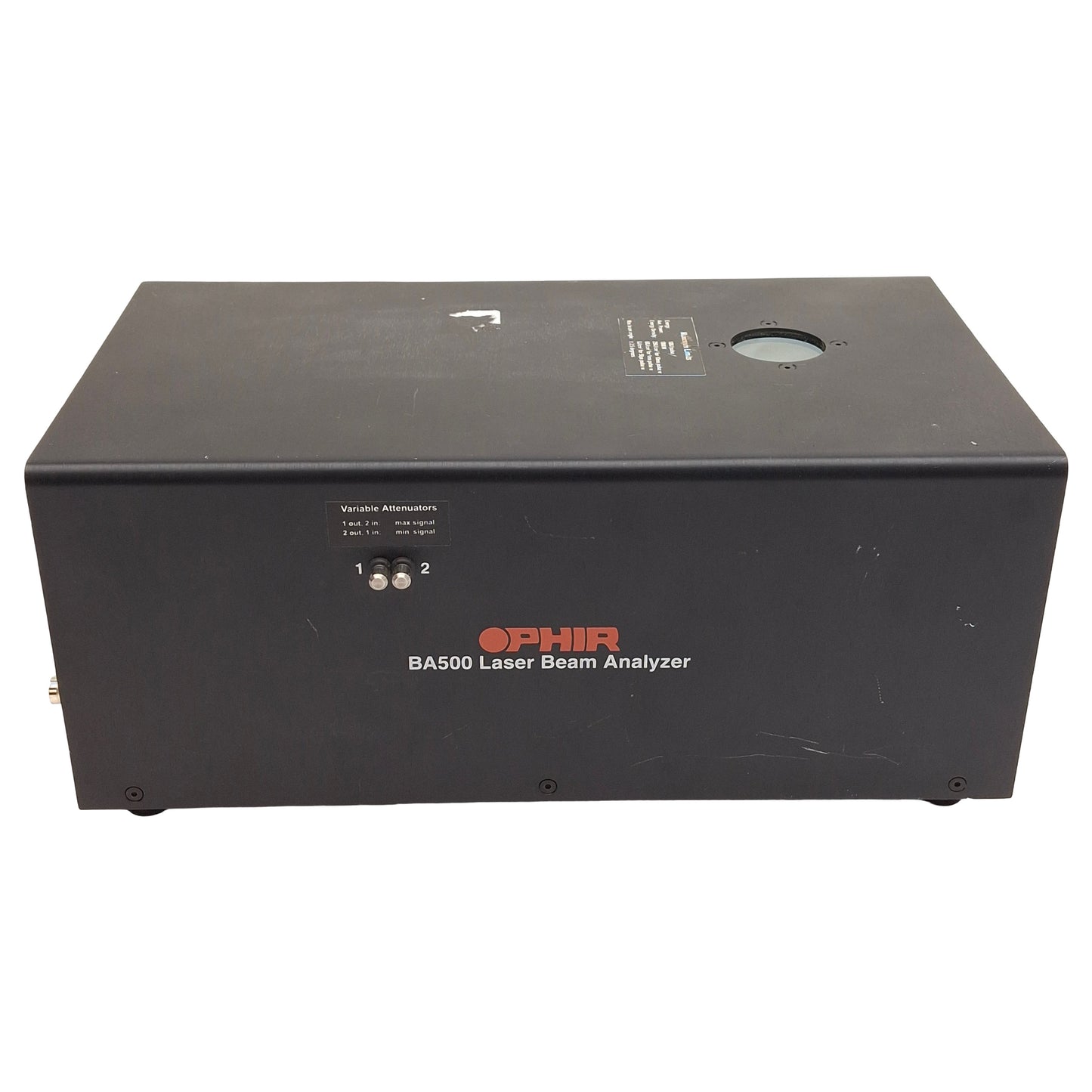 Used Ophir 1Z02533 BA500-V1 Industrial Laser Beam Analyzer, Firewire, BNC, DB25