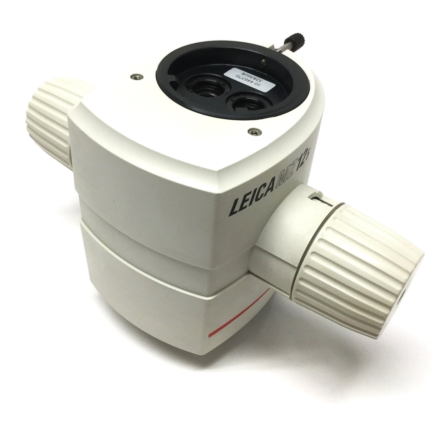 Used Leica 10446370 MZ12.5 Stereo Microscope Body Optics Carrier 0.8X to 10X Zoom Mag