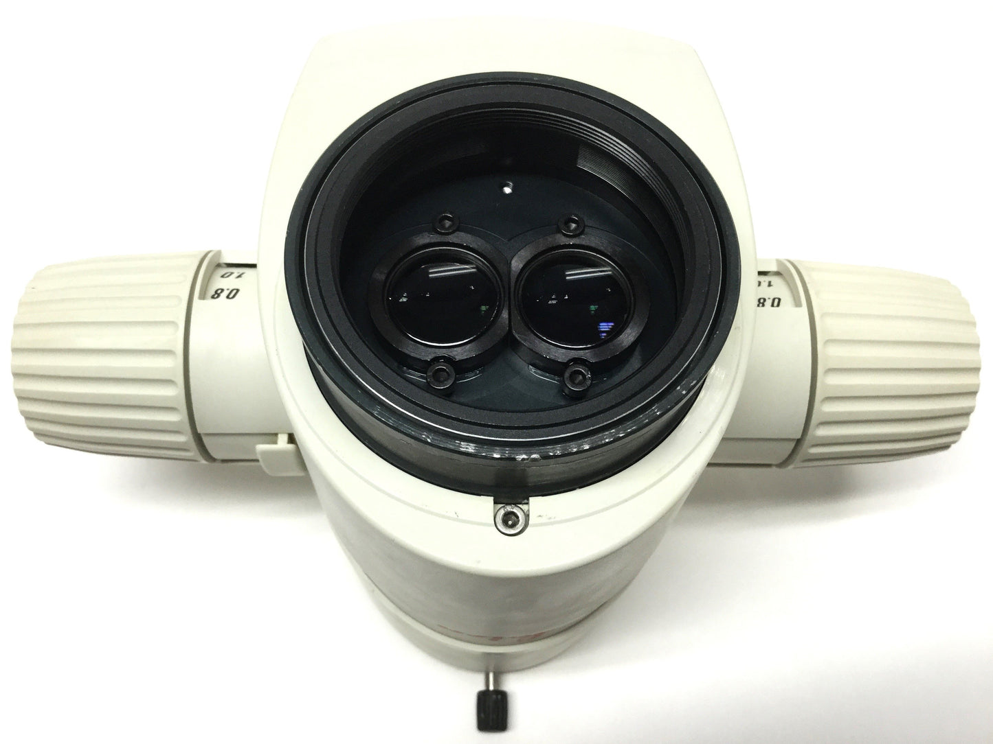 Used Leica 10446370 MZ12.5 Stereo Microscope Body Optics Carrier 0.8X to 10X Zoom Mag