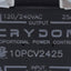 New Crydom 10PCV2425 Solid-State Relay, SPST-NO, 2-10VDC In, 25A 120/240VAC Out