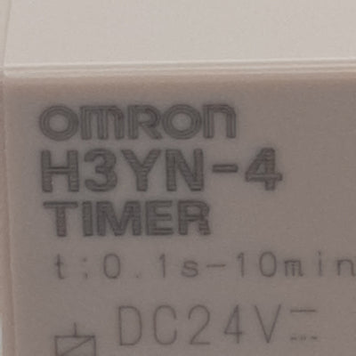 New Omron H3YN-4 Solid-State Timer, 0.1s-10min, 4PDT, 24VDC, 14-Pin Plug In