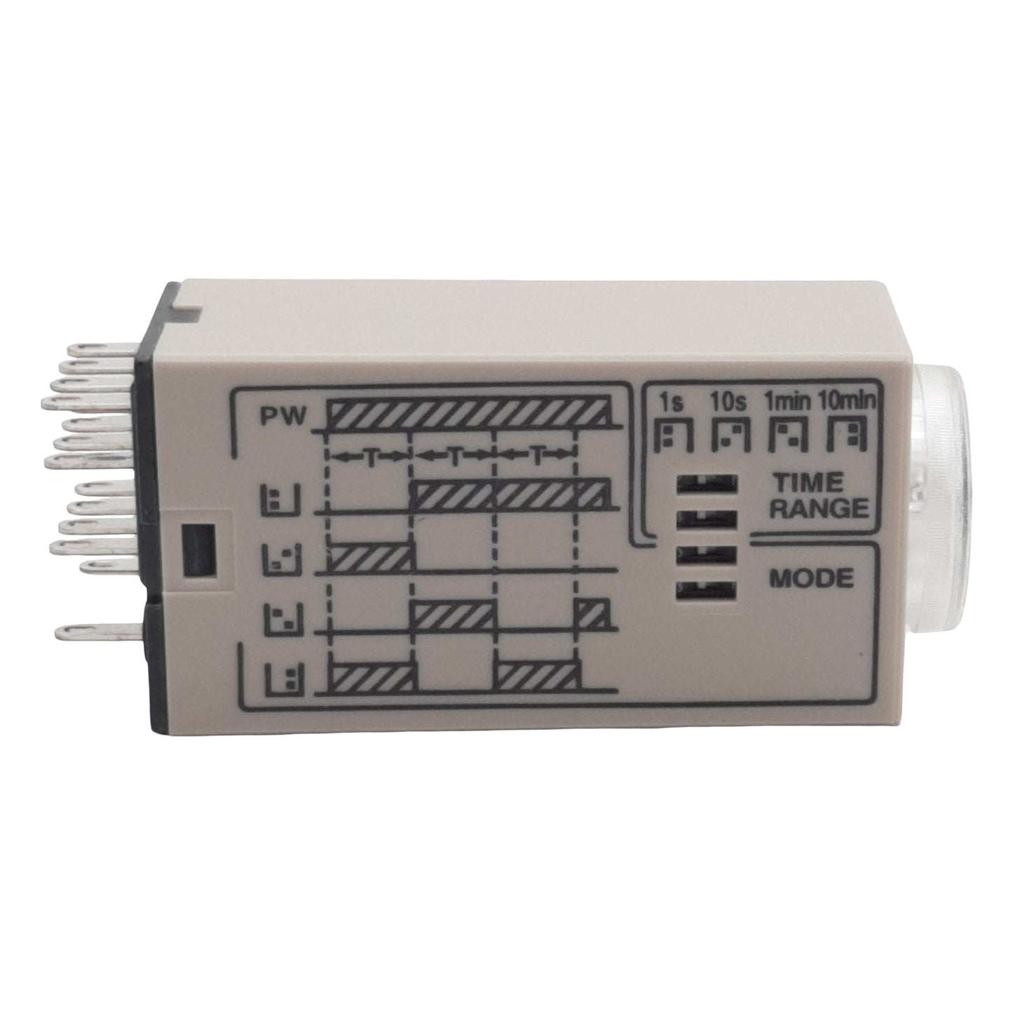 New Omron H3YN-4 Solid-State Timer, 0.1s-10min, 4PDT, 24VDC, 14-Pin Plug In