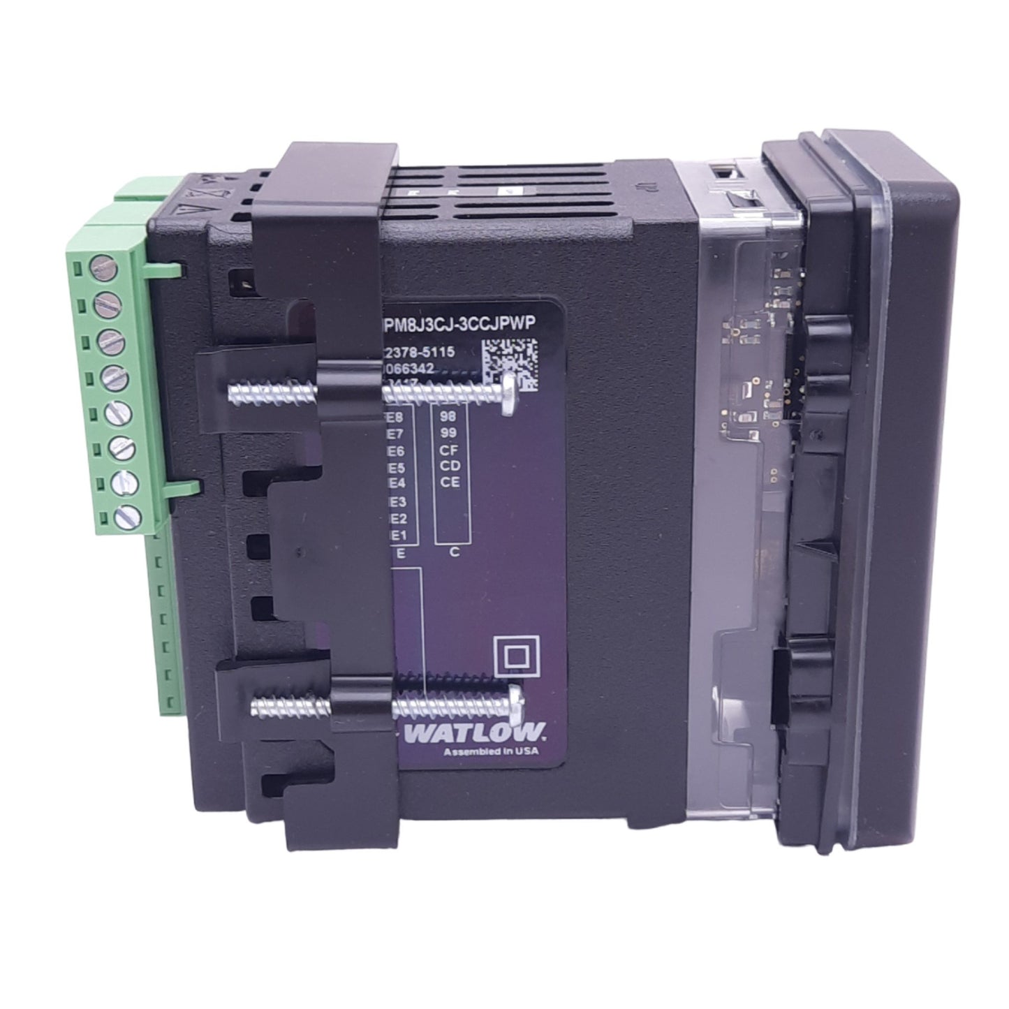 New Watlow PM8J3CJ-3CCJPWP PM Plus PID Controller w/ LCD Display, 24V, 1/8 DIN Panel