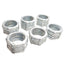 Used Lot of 31 O-Z/Gedney 1–100S Conduit Locknut 1in Trade Size, 11-1/2 TPI, ø1-5/8in