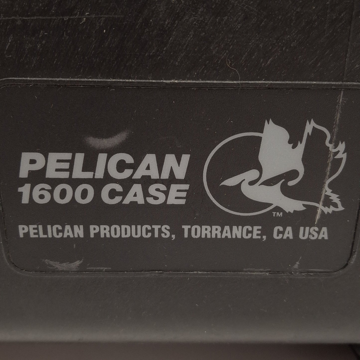 Used Pelican 1600 Protector Case, Black, 21.51 x 16.54 x 7.99in Interior *No Foam*