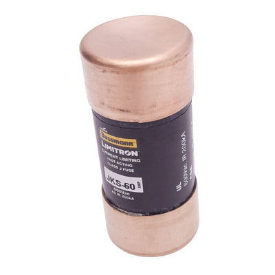 Used Eaton Bussmann JKS-60 LIMITRON Fast Acting Fuse, 60A, 600VAC Max, Class J