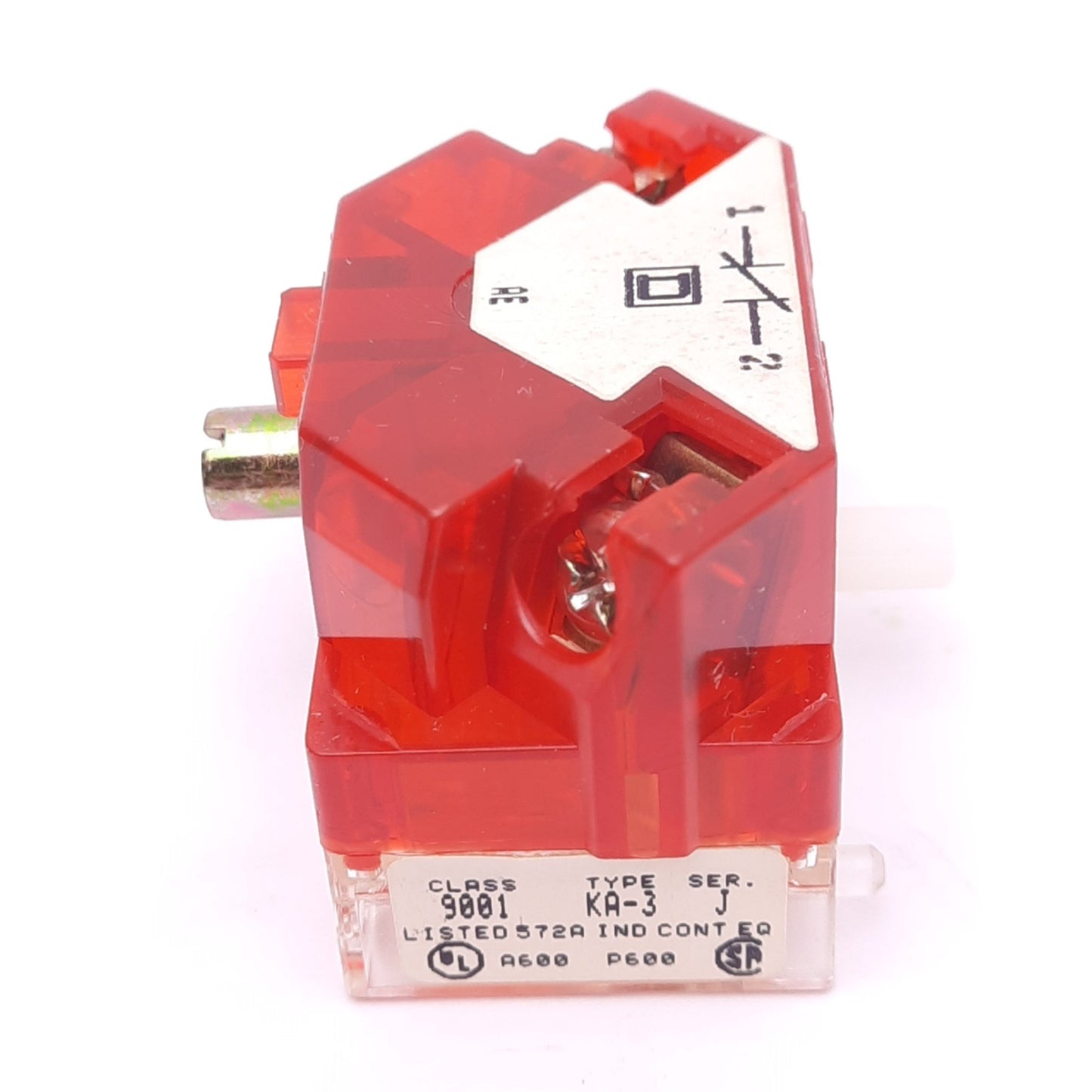 New Square D 9001KA3 Contact Block for 30mm Button, 1 Normally Closed, 600V 10A Max