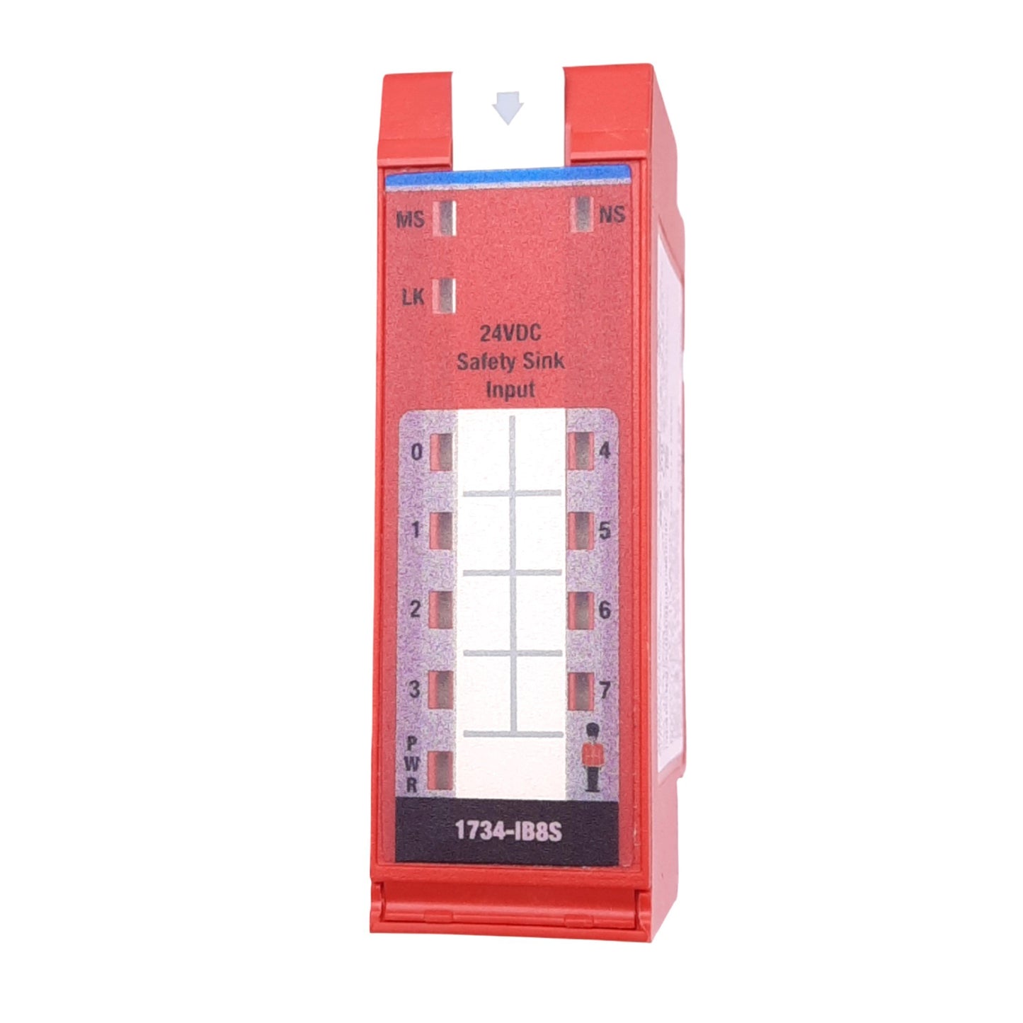 Used Allen Bradley 1734-IB8S POINT I/O Guard Input Module, 8-Input, Sinking, 24VDC