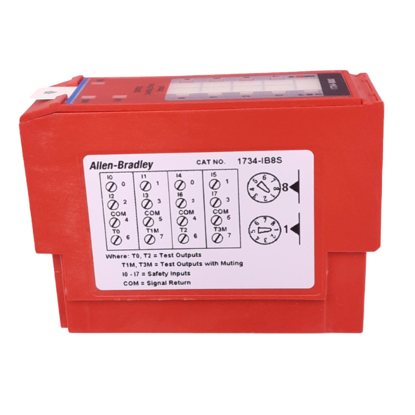 Used Allen Bradley 1734-IB8S POINT I/O Guard Input Module, 8-Input, Sinking, 24VDC