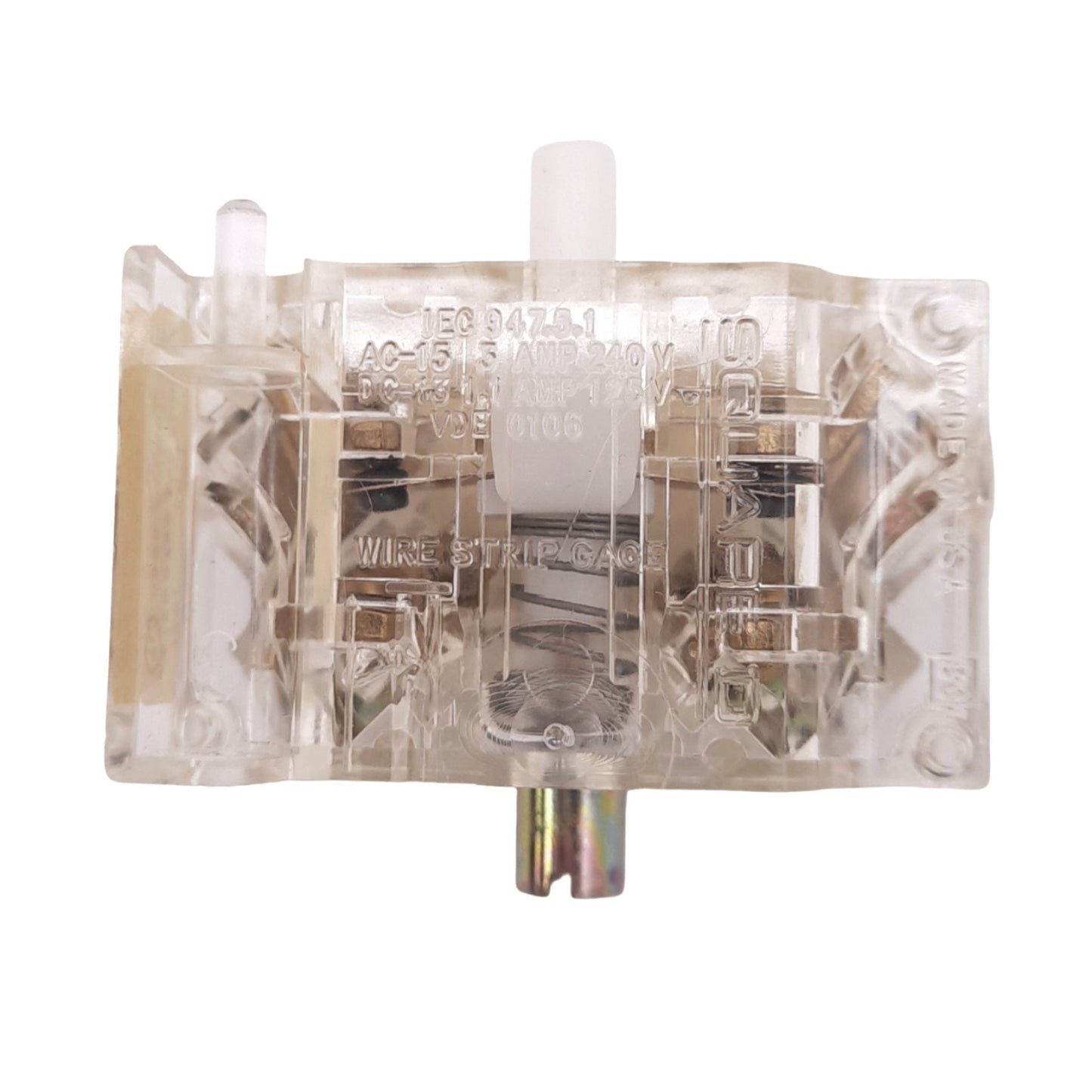New Square D 9001KA1 Contact Block for 30mm Button, 1N.O. + 1N.C., 600V 10A Max
