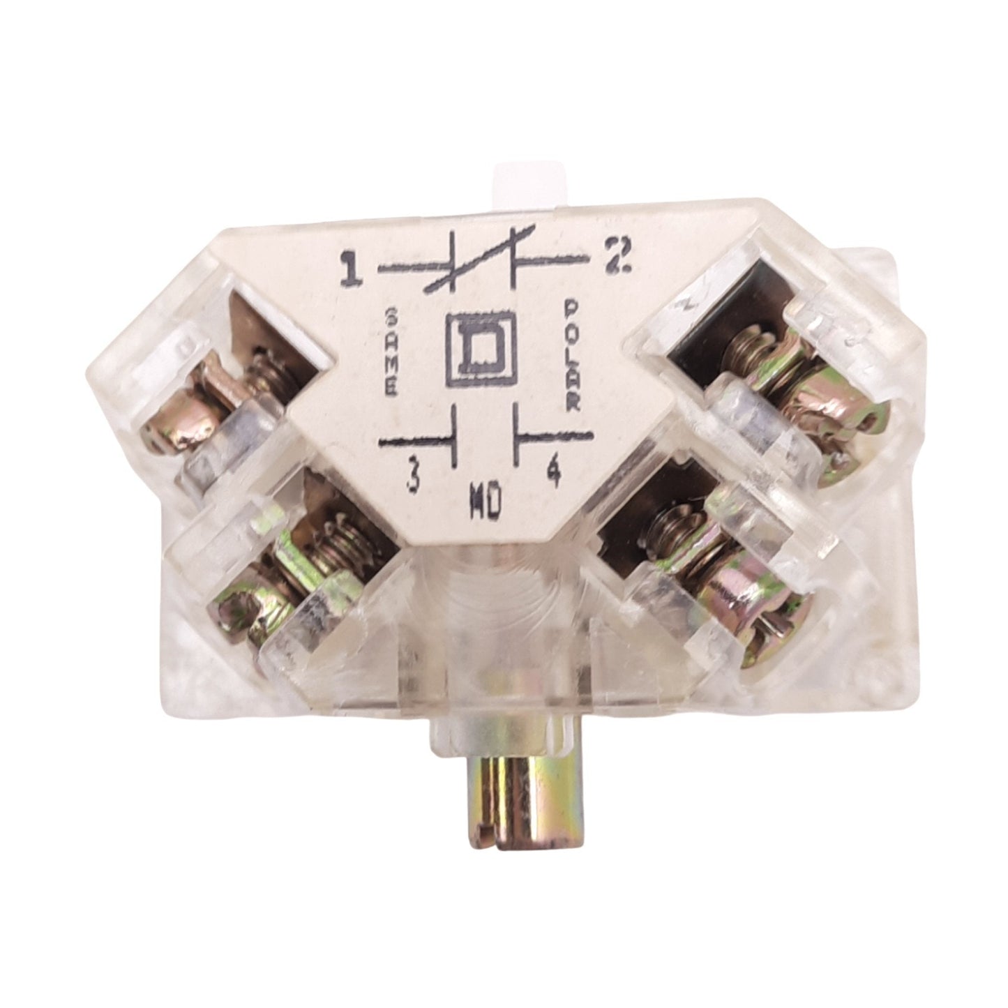 New Square D 9001KA1 Contact Block for 30mm Button, 1N.O. + 1N.C., 600V 10A Max