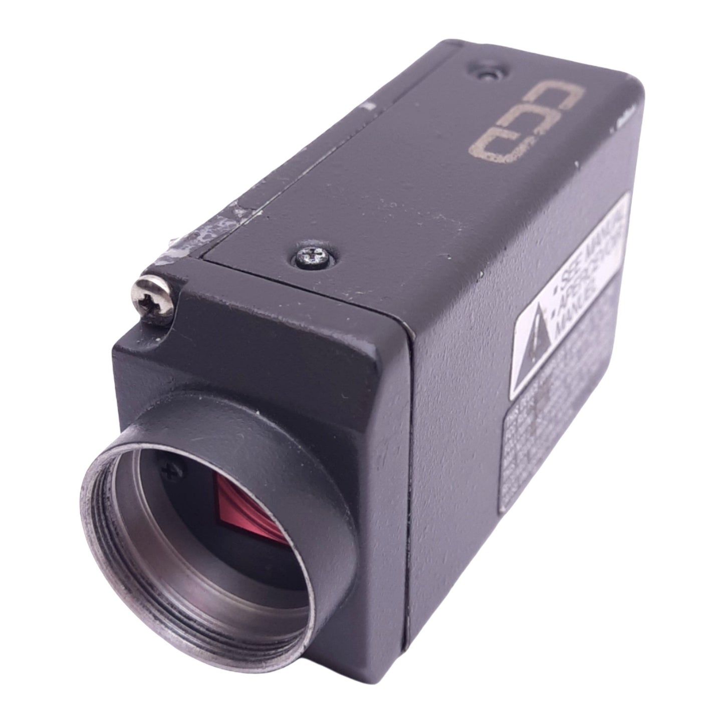 Used Hitachi KP-M2U CCD Camera, 1/2in CCD, 570 Lines, BNC Out, 12VDC, C-Mount