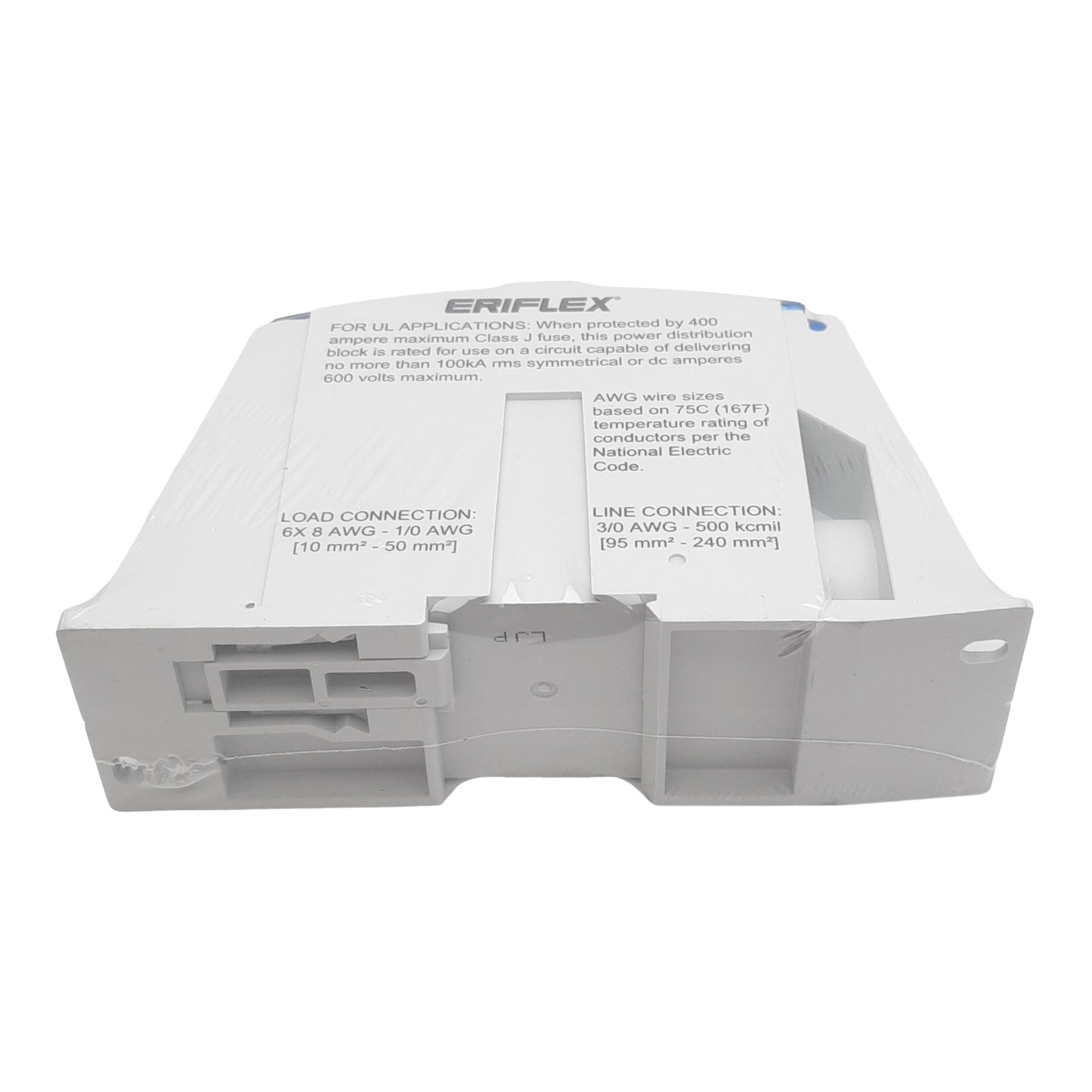 New nVent Eriflex UD6C500AL Distribution Block, 1-Pole, 380A 1000VAC/VDC, 1/6-Cable