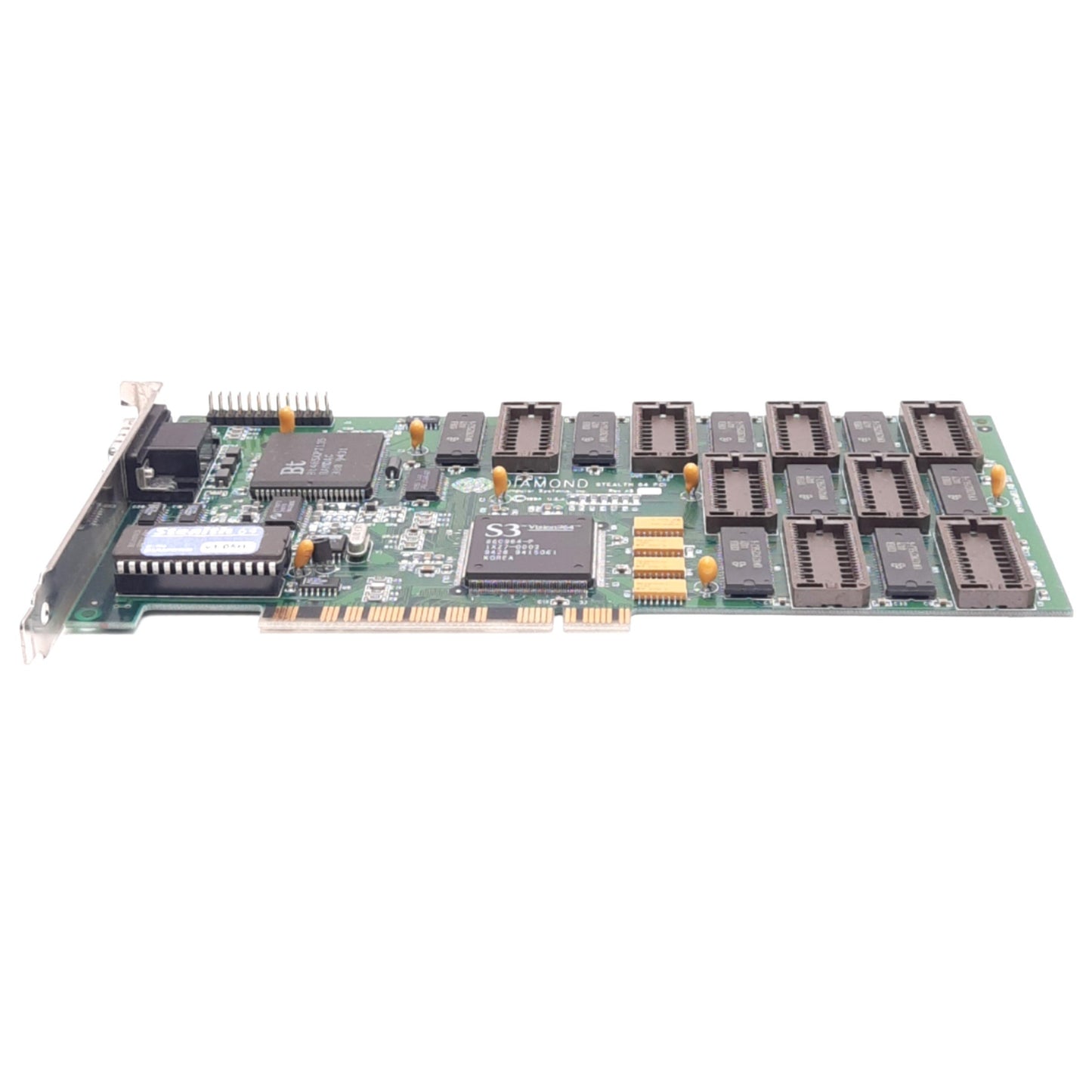 Used Diamond Stealth 64 PCI v1.05H Video Card, S3 Vision964, 4MB VRAM, VGA, PCI
