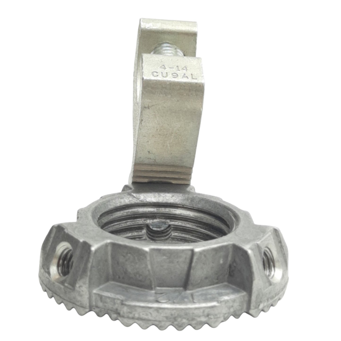 Used Lot of 2 Thomas & Betts L050GRL Grounding Locknut #10, 1/2 Trade Size, ø1-1/2in