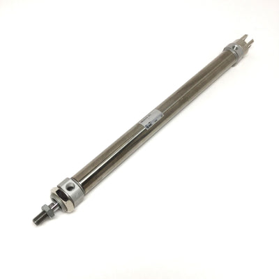 Used SMC CDM2XB25TN-300Z Low-Speed Pneumatic Cylinder, 25mm Bore, 300mm Stroke