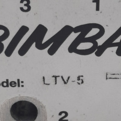 Used Bimba LTV-5 Air Control Valve, 5/2-Way, 1/8in NPT, 0.24Cv, 25-125psi