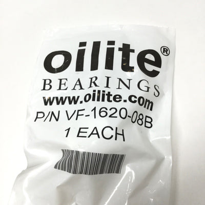 New Oilite VF-1620-08B PTFE Flanged Sleeve Bearing Ø1" Bore, Ø1-1/4" OD, 1" Long