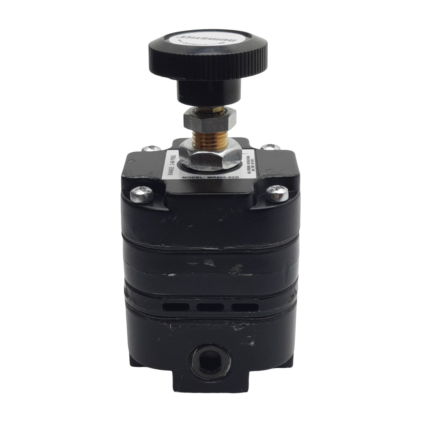 Used Numatics MR800-02D Pneumatic Regulator, 1/4in NPT, 2-40psig, 14scfm