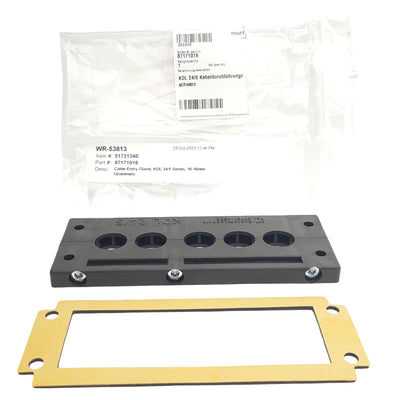 New Murrplastik 87171016 Cable Entry System KDL 24/5, 5 Large Openings 24-Pin Cutout