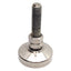 Used Lot of 4 Heavy Duty Machine Leveling Feet M24 x 4.5in Stem, ø3-7/8in Base