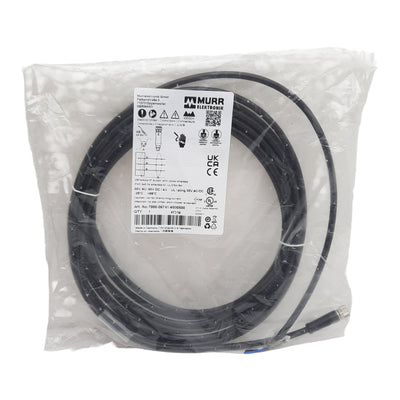 New Murrelektronik 7000-08741-6000500 Cordset 3-Pin M8 Female to Leads, 4A 50VAC, 5m