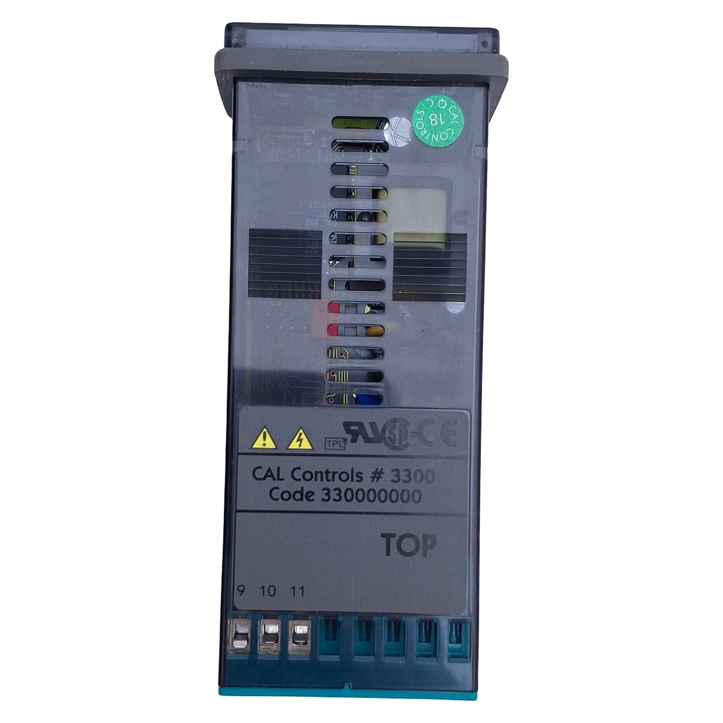 Used CAL Controls 330000000 Temperature Controller PID, 1/32 DIN, TC, RTD, 100-240V