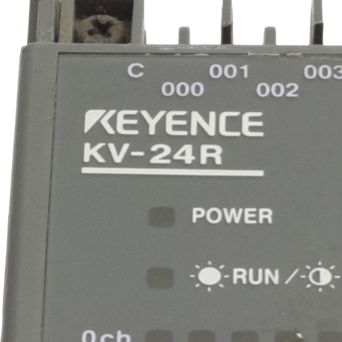 Used Keyence KV-24R PLC Base Unit 16-Inputs, 8 Relay Outputs, 250VAC/30VDC Contact