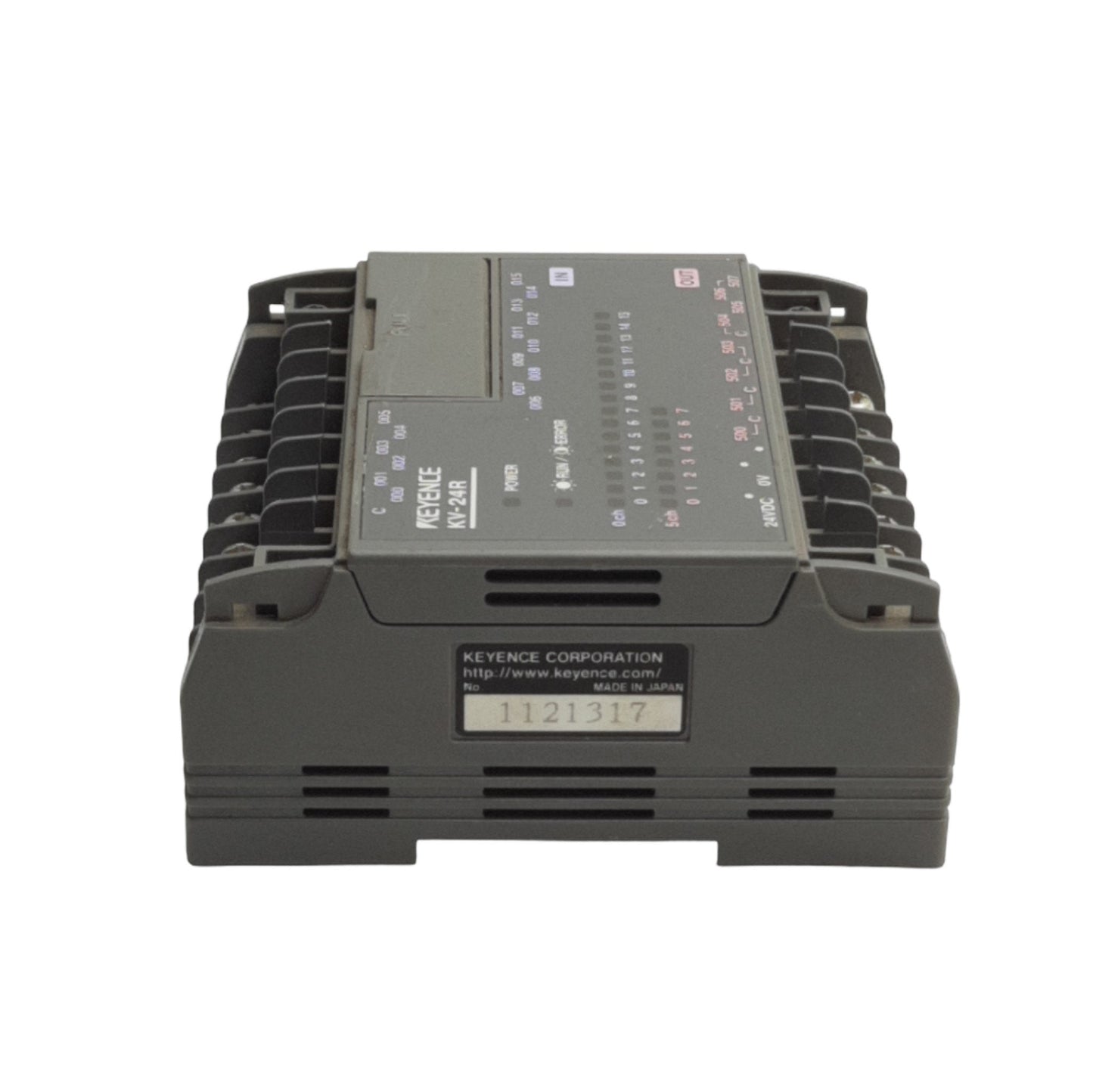 Used Keyence KV-24R PLC Base Unit 16-Inputs, 8 Relay Outputs, 250VAC/30VDC Contact