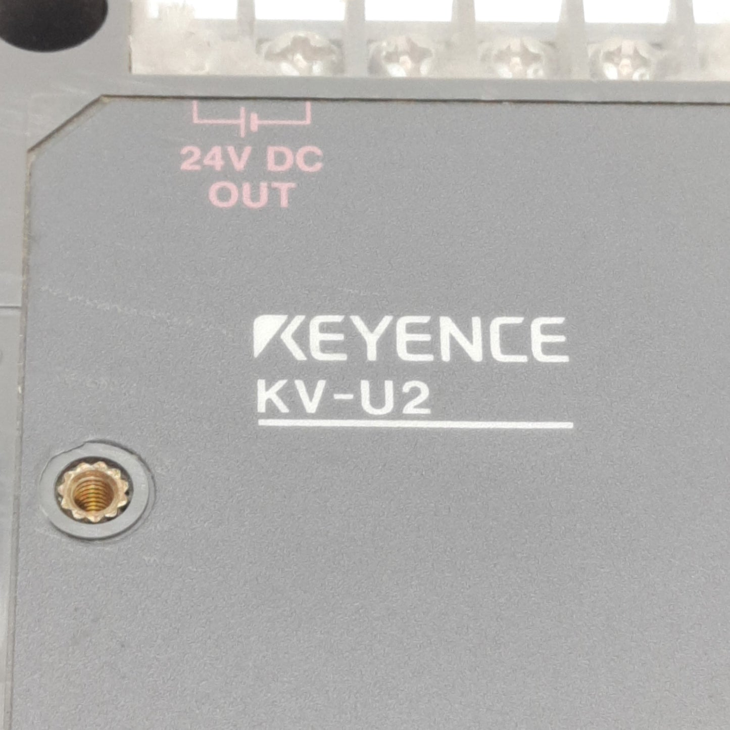 Used Keyence KV-U2 KV Series DIN Power Supply 85-264VAC Input, 24VDC 0.8A Output