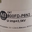 Used Lot of 2 Allen Bradley 800FD-P6N3 Blue LED Pilot Light, 22mm, 24VAC/DC