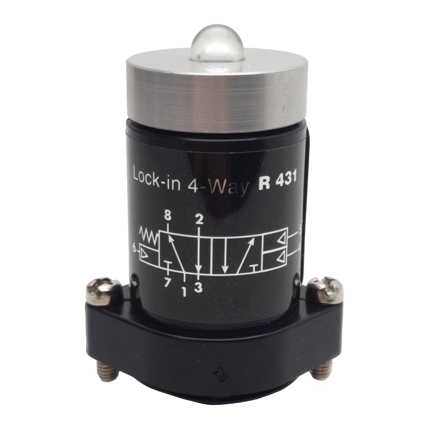 Used Clippard R-431 Twin Pilot Valve 5/4-Way, 250l/min at 100psig, 0-150psig