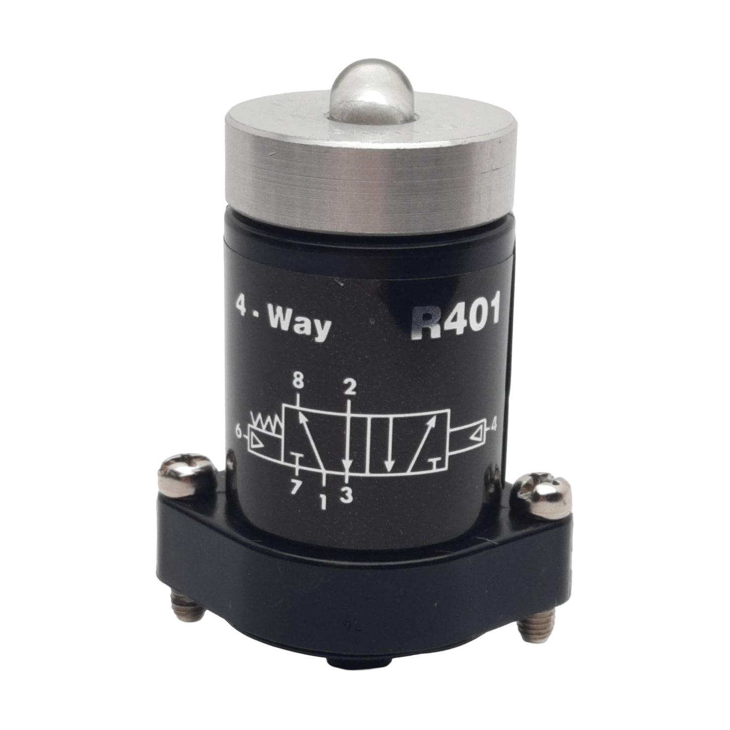 Used Clippard R-401 Spring Return Pilot Valve 5/4-Way 280l/min at 100psig, 0-150psig