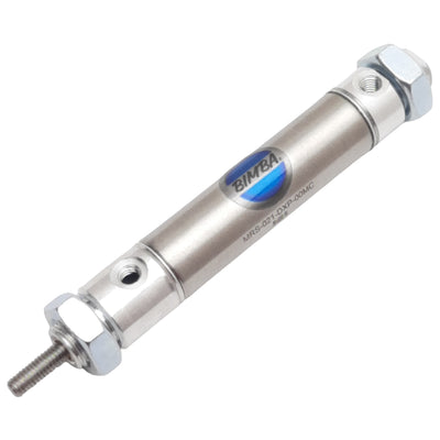 New Bimba MRS-021-DXP-00MC Pneumatic Cylinder ø9/16" Bore, 1" Stroke, #10-32, 250psi