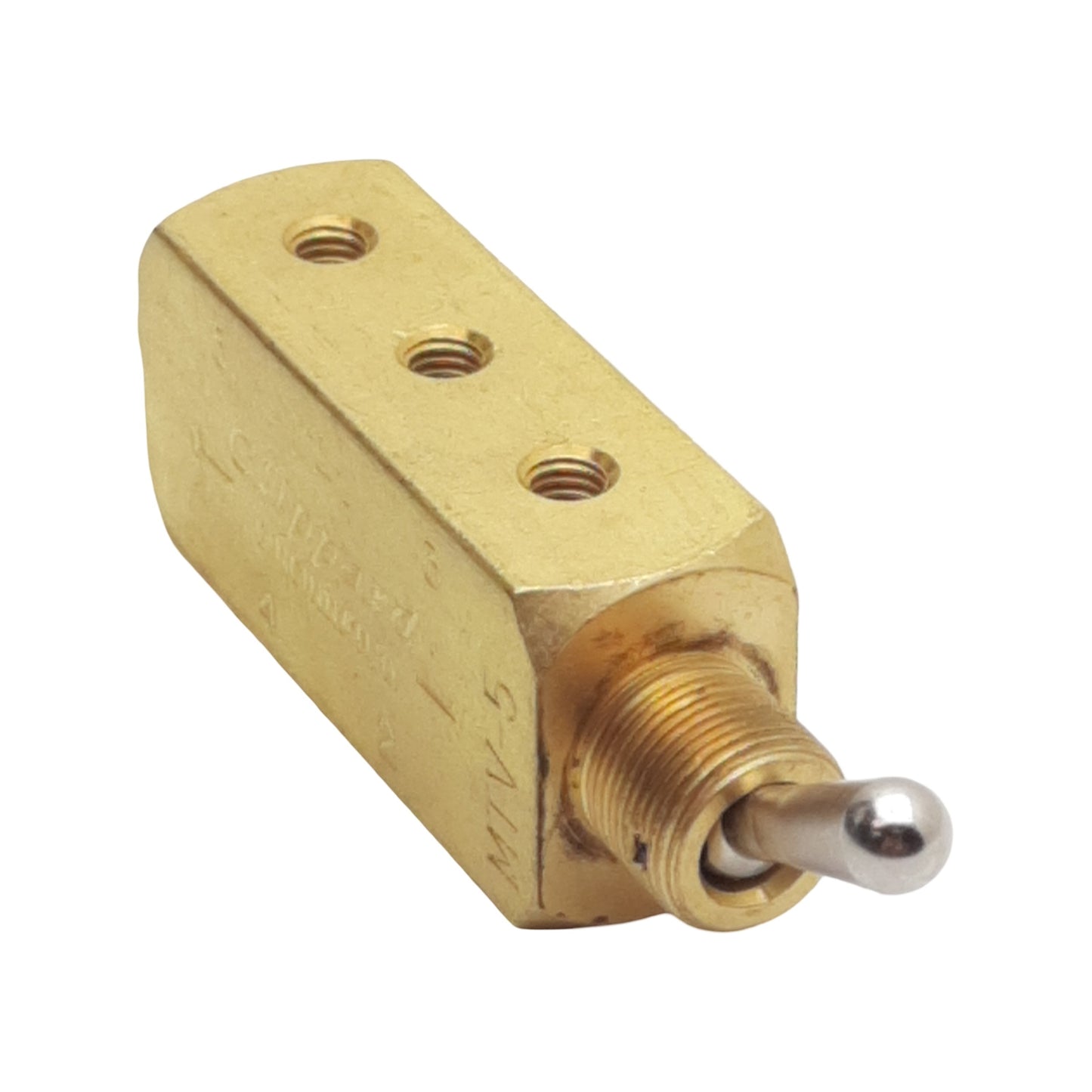 New Clippard MTV-5 Toggle Valve, 5/2-Way, 170l/min at 50psig, 150psig Max, #10-32