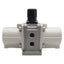 New SMC VBA10A-T02GN-Z Booster Regulator 2x Boost, 15-145psi, 290psi Max, 1/4in NPTF