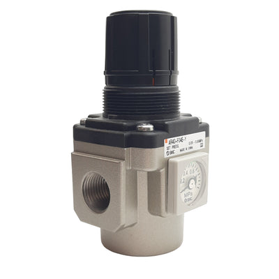 New SMC AR40-F04E-Y Regulator, 1/2"G Port, 0.05~0.85MPa Set, 1.0MPa Max Inlet