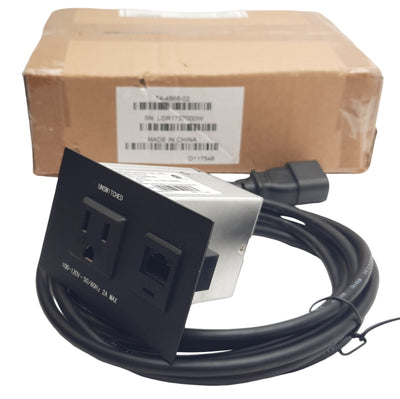 New Lorom Industrial LR-901 AC Power Module 100/120V 2A, 47mm x 52.3mm x 75.8mm