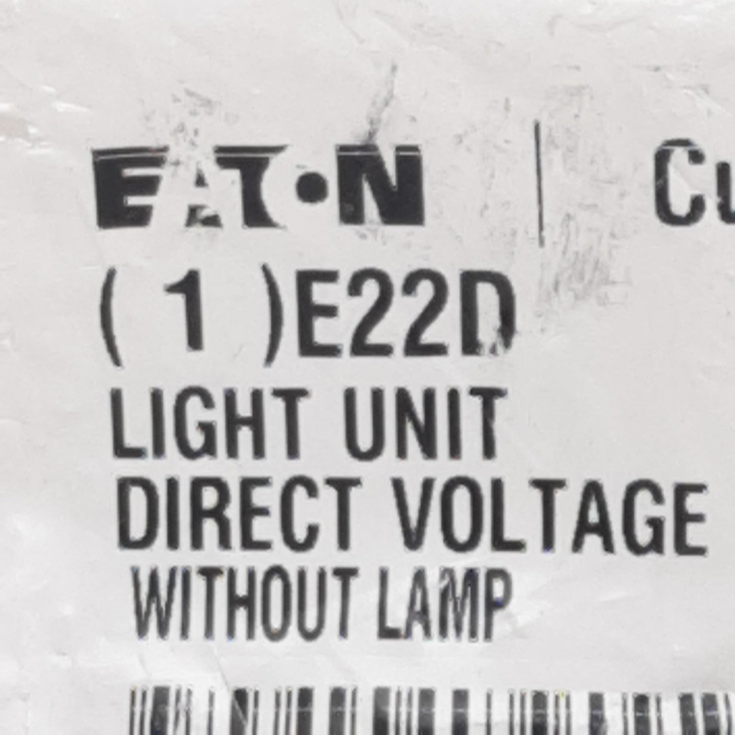 New Eaton Cutler Hammer E22D Pushbutton Operator Light Source, BA9, 250VAC Max, 22mm