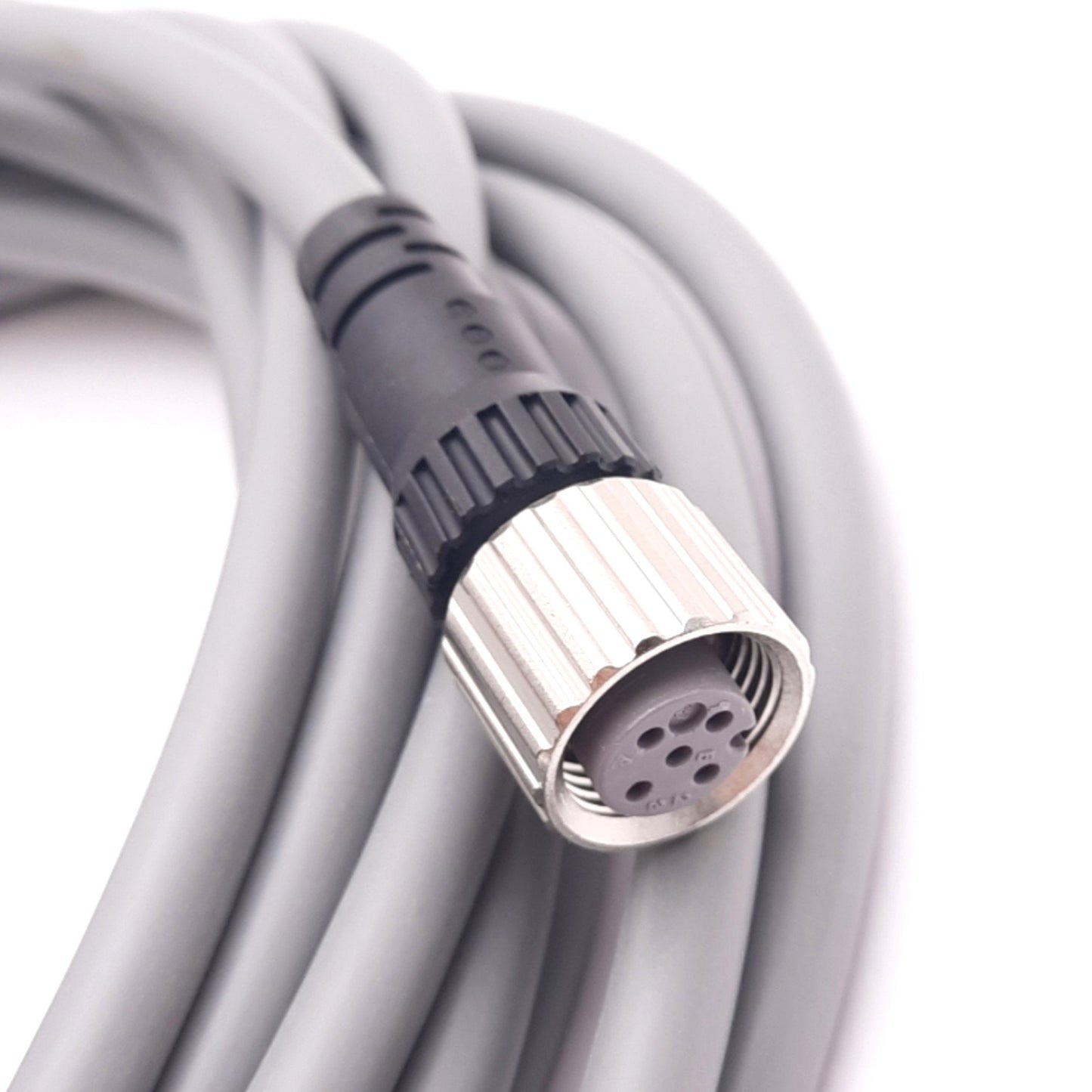 Used SMC EX500-AP050-S Power Cable for EX500 Serial Interface Unit, M12 5-Pin F, 5m