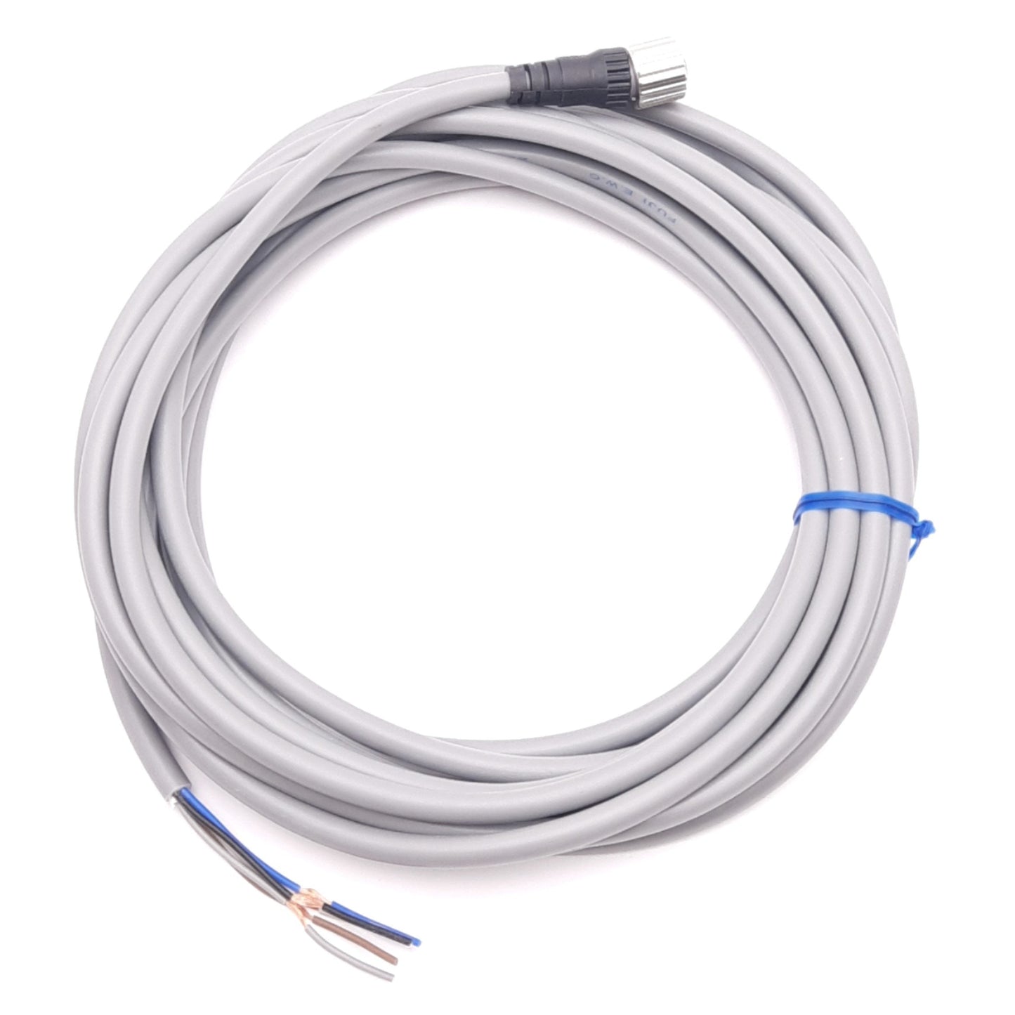 Used SMC EX500-AP050-S Power Cable for EX500 Serial Interface Unit, M12 5-Pin F, 5m