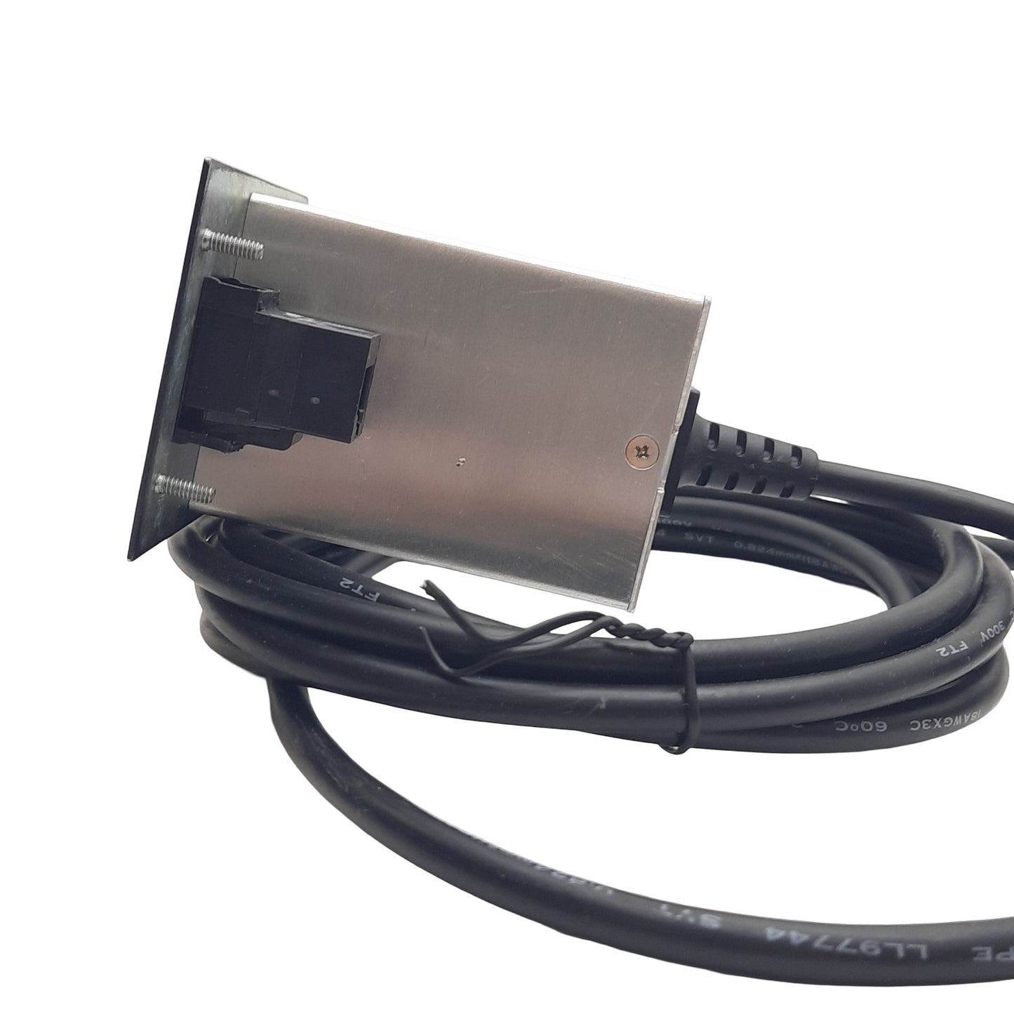 Used Lorom Industrial LR-901 AC Power Module 100/120V 2A, 47mm x 52.3mm x 75.8mm