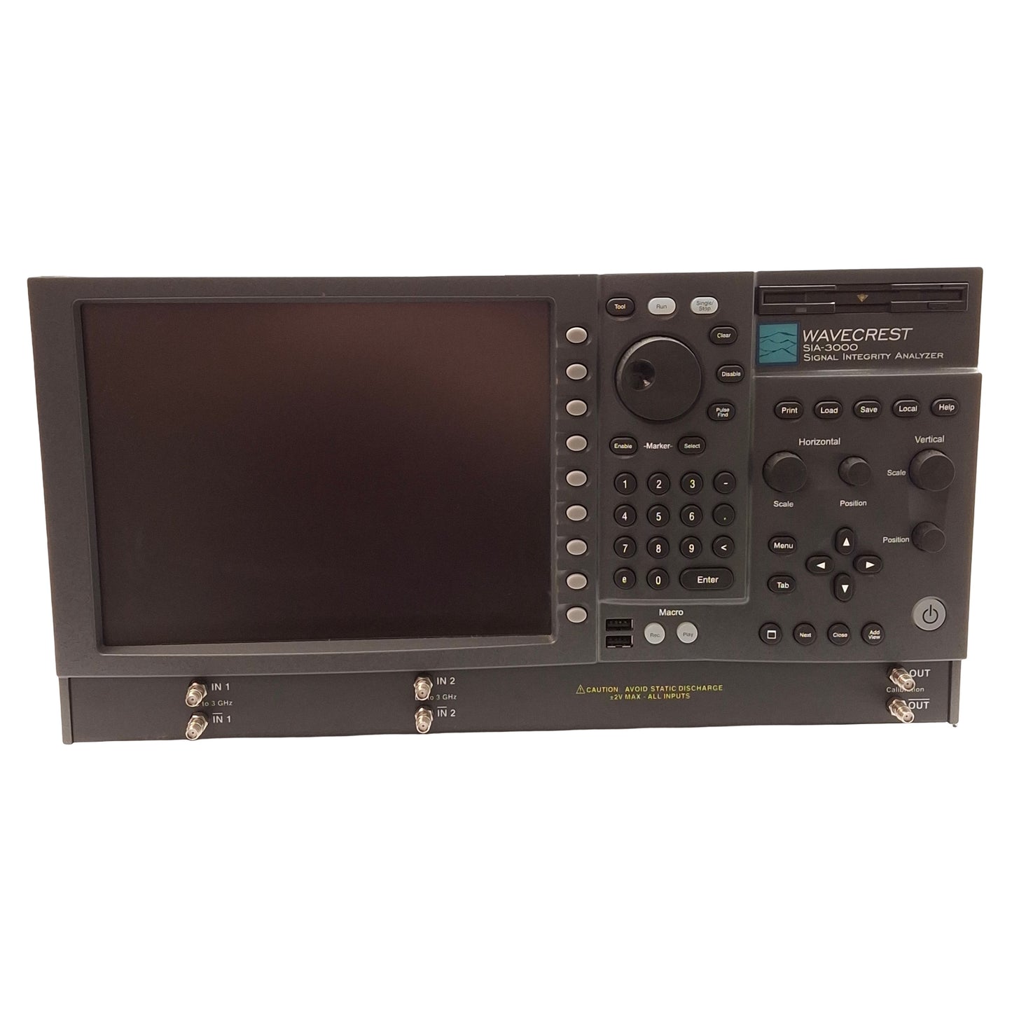 Used Wavecrest SIA-3000 Signal Integrity Analyzer, 2-Channel, 3GHz, 120/240VAC