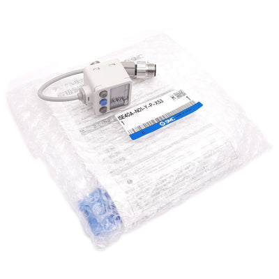 New SMC ISE40A-N01-Y-P-X531 Digital Pressure Switch, 145psi, PNP 80mA Out, 12-24VDC