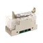 Used Omron STI G7SA-4A2B Safety Relay w/ P7SA-14F Socket, 4PST-NO/DPST-NC, 24VDC Coil