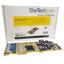 New StarTech ST4000PEXPSE Network Card 4 Ports, 48VDC Output Voltage, PCI Express